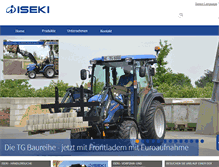 Tablet Screenshot of iseki.de